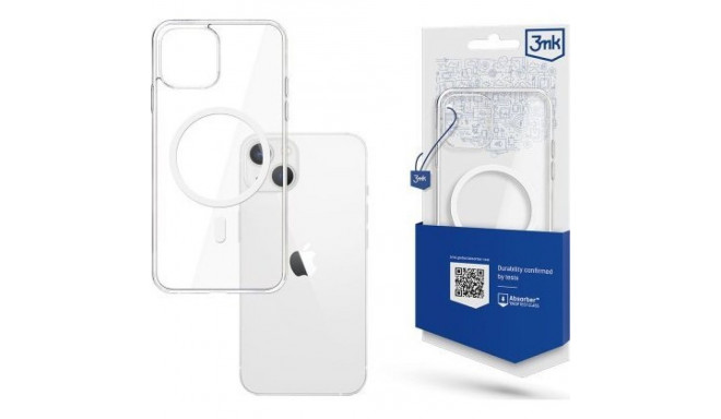 3MK MagCase iPhone 15 Pro 6.1" transparent/clear compatible with MagSafe