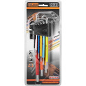 Hexagon keys TORX T10 - T50 9 pcs.