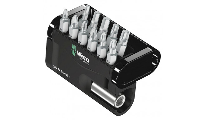Twisting bit set 12 pieces WERA Metal 1