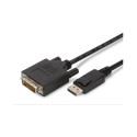 DISPLAYPORT 1.2 - DVI-D M-M 2M
