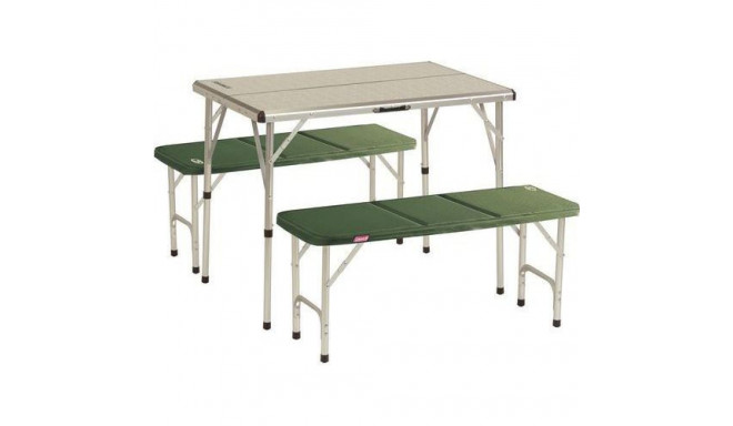 Coleman Pack Away Table For 4 Table With 2 Benches (053-L0000-205584-29)