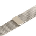 Crong Milano Steel – Pasek ze stali nierdzewnej do Apple Watch 38/40/41 mm (szampański)