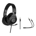 LORGAR Noah 101, Gaming headset with microphone, 3.5mm jack connection, cable length 2m, foldable de