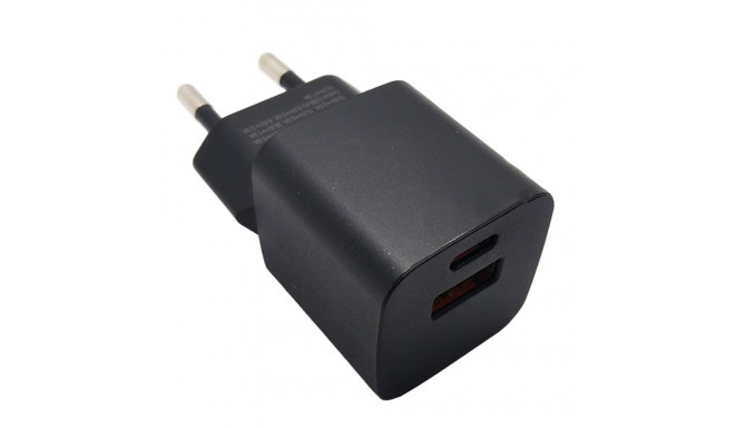 Charger GaN USB Type-C, USB Type-A: 30W, PPS