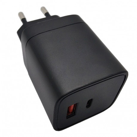 Charger GaN USB Type-C, USB Type-A: 45W, PPS