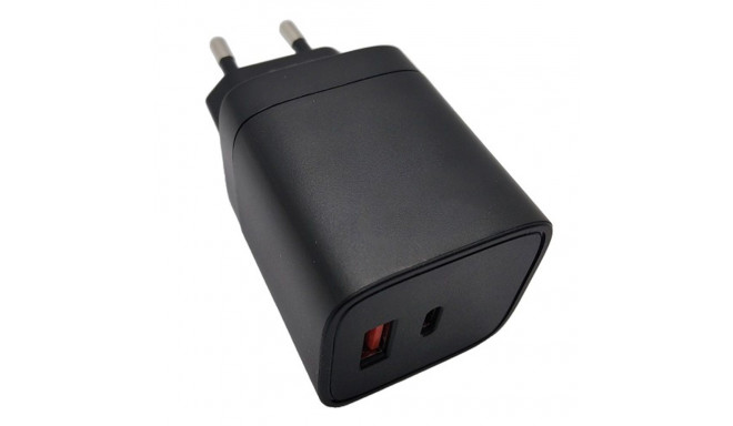 Charger GaN USB Type-C, USB Type-A: 45W, PPS
