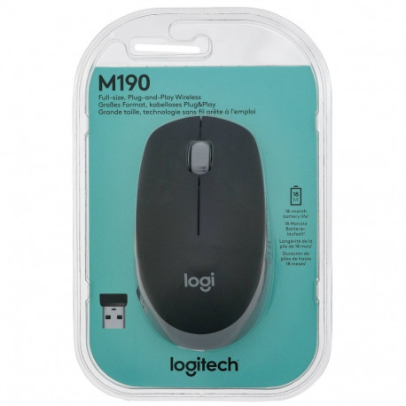 Logitech hiir M190 juhtmevaba, hall
