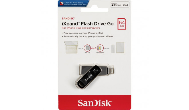 SanDisk 64GB iXpand Go iPhone jaoks
