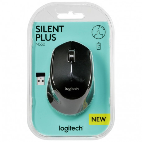 Logitech M330 Silent Plus Czarna