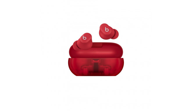 Beats Solo Buds - True Wireless Earbuds - Transparent Red