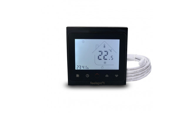 Electronic programmable thermostat (thermoregulator) Feelspot WTH51.36 NEW BLACK