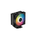 Deepcool CPU Cooler AG400 BK ARGB Black Intel AMD