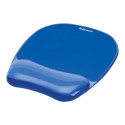 Fellowes | Mouse pad with wrist support CRYSTAL | Mouse pad with wrist pillow | 230 x 202 x 32 mm | 