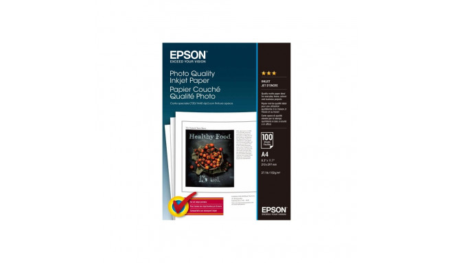 Epson fotokvaliteediga tindiprinteri paber A4 100 lehte
