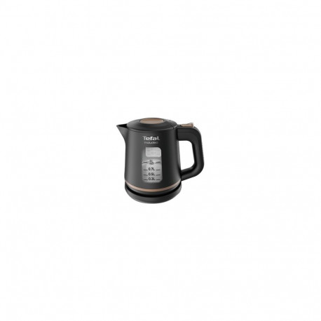 TEFAL | Kettle | KI533811 | Electric | 2400 W | 1 L | Plastic | 360° rotational base | Black