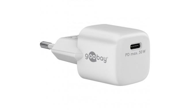 Goobay USB-C PD GaN kiirlaadija Nano (30 W) 59716