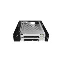 Icy Box IB-2227StS Storage Drive Cage for 2.5" HDD, Black | Raidsonic