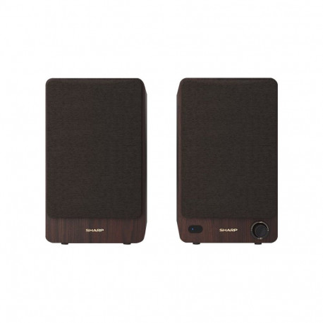 Sharp CP-SS30 Bookshelf Speakers, Brown | Sharp | Speakers | CP-SS30(BR) Bookshelf | 60 W | Bluetoot