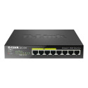 D-Link | 8-Port Gigabit PoE Switch (4xPoE) | DGS-1008P | Unmanaged | Desktop | Power supply type Ext