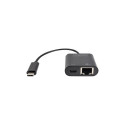 Digitus | USB-Type-C Gigabit Ethernet Adapter + PD with power delivery function | DN-3027 | Black | 