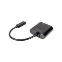 Digitus | USB-Type-C Gigabit Ethernet Adapter + PD with power delivery function | DN-3027 | Black | 