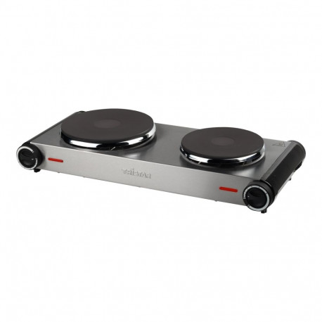 Tristar | Free standing table hob | KP-6248 | Number of burners/cooking zones 2 | Electric | Stainle