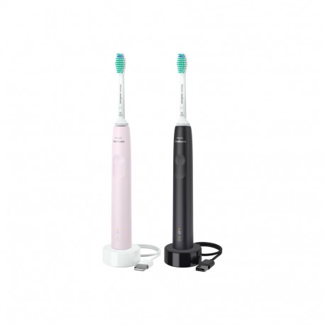 Philips Sonicare elektriline hambahari HX3675/15 laetav täiskasvanutele 2 harjapead 1 harjamisrežiim