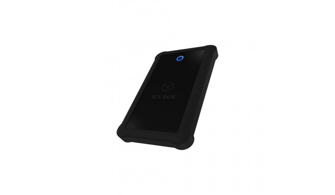 Raidsonic | ICY BOX | IB-233U3-B väline korpus 2.5" SATA HDD/SSD jaoks USB 3.0 liidesega ja silikoon