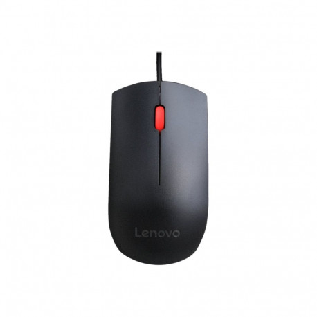 Lenovo Essential USB Wired Mouse, 1600 DPI, 1.8 m, 3 Buttons, Black | Lenovo | Essential USB Mouse |