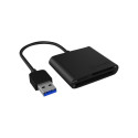 Raidsonic | ICY BOX | IB-CR301-U3 USB 3.0 External card reader | USB 3.0 Type-A | 3 x card reader sl