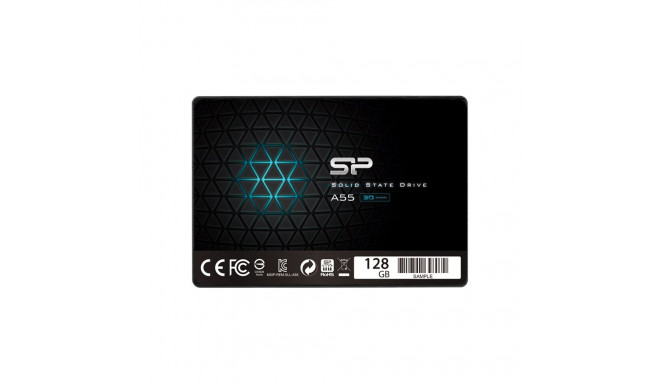 Silicon Power | A55 | 128 GB | SSD form factor 2.5" | Solid-state drive interface SATA | Read speed 