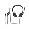 Logitech | Computer headset | H390 | On-Ear Built-in microphone | USB Type-A | Black