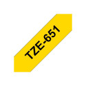 Brother tape TZE-651 (black on yellow)
