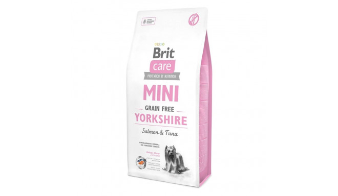 BRIT Care Mini Yorkshire Grain Free Salmon with tuna - dry dog food - 7 kg