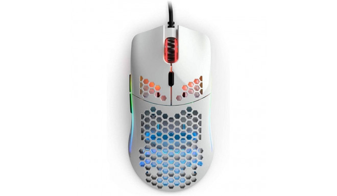 GLORIOUS Model D Gaming Mouse, White/Glossy