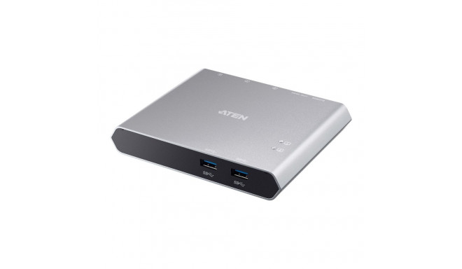 Aten | US3310-AT 2-Port USB-C Dock Switch with Power Pass-through