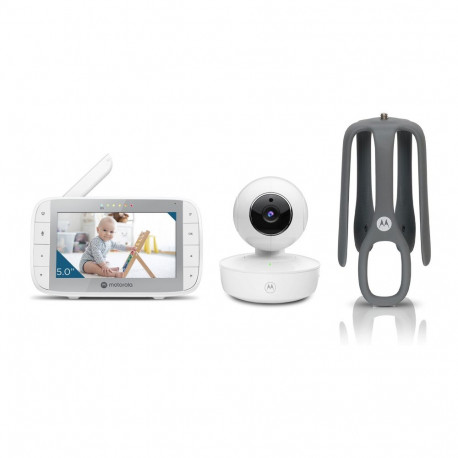 Motorola | Portable Video Baby Monitor with Flexible Crib Mount | VM55 5.0" | 5" LCD colour display