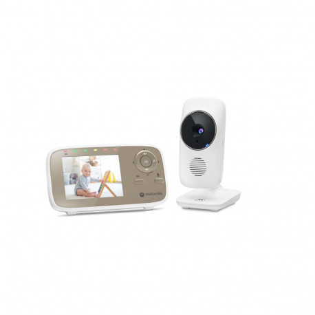 Motorola videobeebimonitor VM483 2.8", valge/kuldne