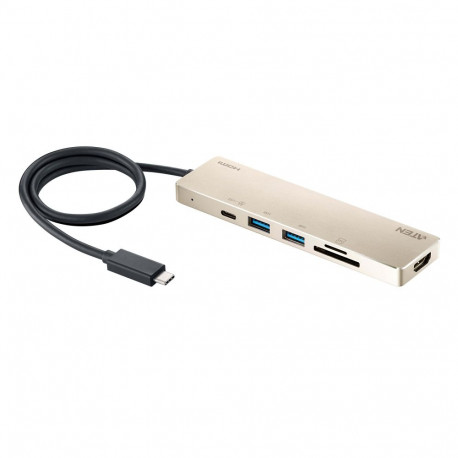 Aten UH3239 USB-C mitme pordiga mini dokk toite läbivooluga