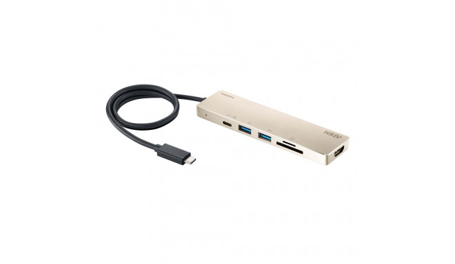 Aten UH3239 USB-C mitme pordiga mini dokk toite läbivooluga