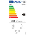 Candy | Refrigerator | CCE4T618EB | Energy efficiency class E | Free standing | Combi | Height 185 c