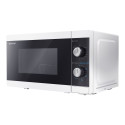 Sharp | Microwave Oven with Grill | YC-MG01E-W | Free standing | 800 W | Grill | White