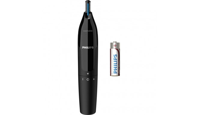 Philips | Nina- ja kõrvakarvade trimmer | NT1650/16 | Ninakarvade trimmer | Märg ja kuiv | Must