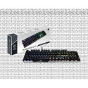 MSI | GK50 Elite | Gaming keyboard | Wired | RGB LED light | US | Black/Silver