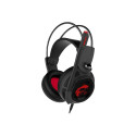 MSI DS502 Gaming Headset, Wired, Black/Red | MSI | DS502 | Wired | Gaming Headset | N/A