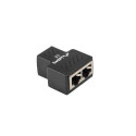 Lanberg ADS-RJ45-2RJ45-OS cable splitter/combiner Black