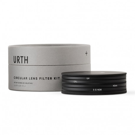 Urth 82mm UV, Circular Polarizing (CPL), ND64, Soft Grad ND8 Lens Filter Kit (Plus+)
