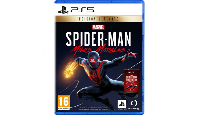 PlayStation 5 Video Game Sony MARVEL SPIDERMAN MILES MORALES ULT ED