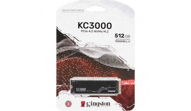 Kingston KC3000 M.2 Pcie 4.0 NVMe 512GB