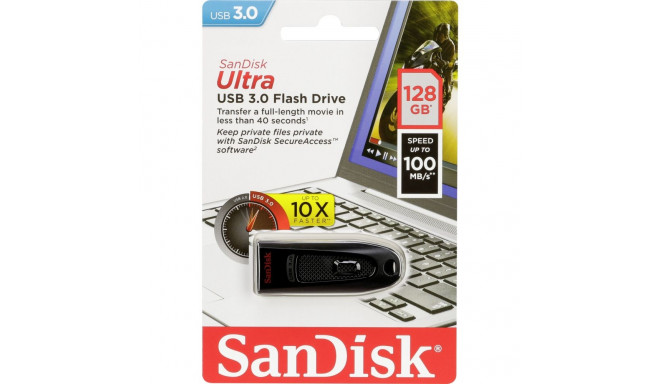 SanDisk 128GB Cruzer Ultra USB 3.0 130 MB/s